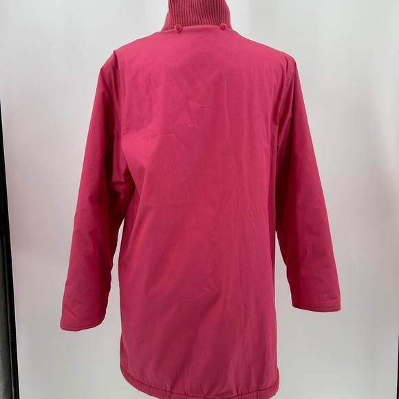 Windsor Bay 1980's Car Coat Style Pink Zip Up Jacket Size Large - Picture 4 of 16